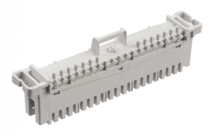 Плинт ПВТ-10Р Эконом, LSA plus, 10 пар размыкаемые контакты 0...9