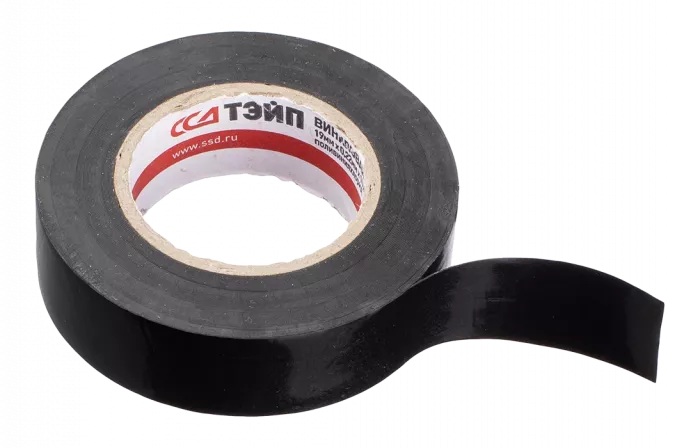 Лента виниловая ЛВ-1 ССД-ТЭЙП 19мм х 0,22мм х 10,8м