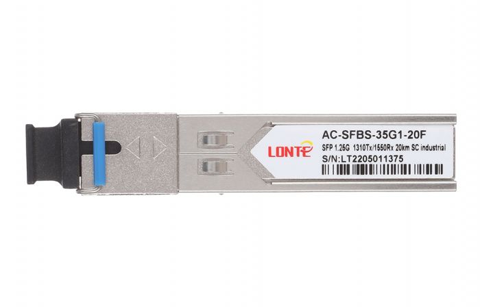 Модуль SFP WDM 1.25G Tx1310/Rx1550 20km SC DDM Industrial