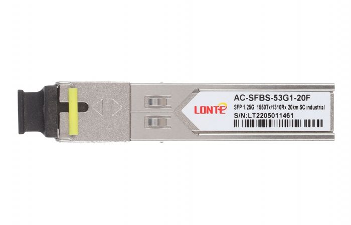 Модуль SFP WDM 1.25G Tx1550/Rx1310 20km SC DDM  Industrial