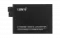 Медиаконвертер 10/100/1000M, Tx1550/Rx1310 20km, RJ45 SC