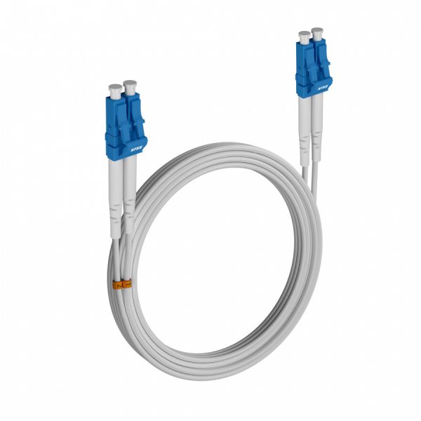 Шнур оптический NTSS dpc LC/UPC-LC/UPC 9/125 G.657A1 2.0мм 15м LSZH (патч-корд)
