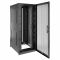Шкаф напольный для ЦОД серверный NTSS ПРОЦОД PC-V2 48U 800х1200мм, 4 профиля 19, двойные боковые стенки, панель потолка с вводами, без панели пола, двери перфорированная и перфорированная двухстворчатая, регулируемые опоры, ролики, черный RAL 9005
