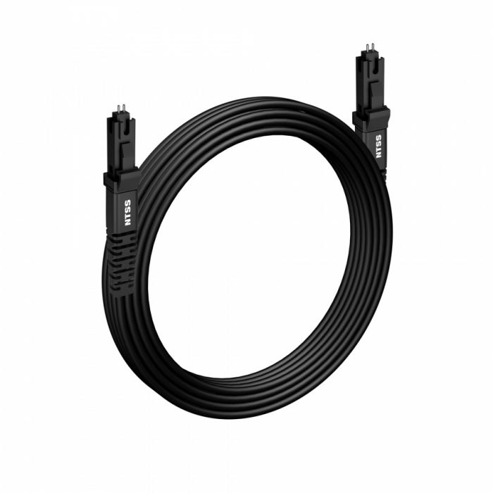 Шнур оптический NTSS dpc MTRJ/male-MTRJ/male 50/125 3.0мм 2м черный LSZH (патч-корд)