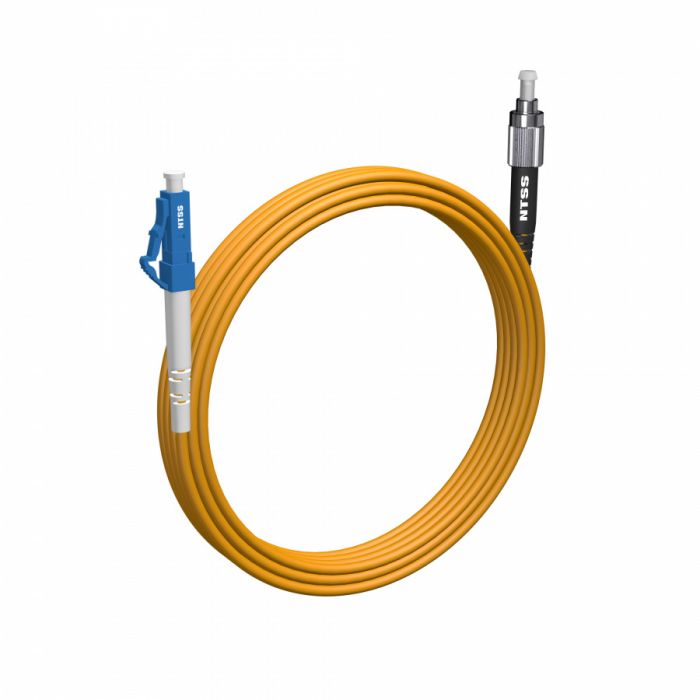 Шнур оптический NTSS spc LC/UPC-FC/APC 9/125 3.0мм 9м LSZH (патч-корд)