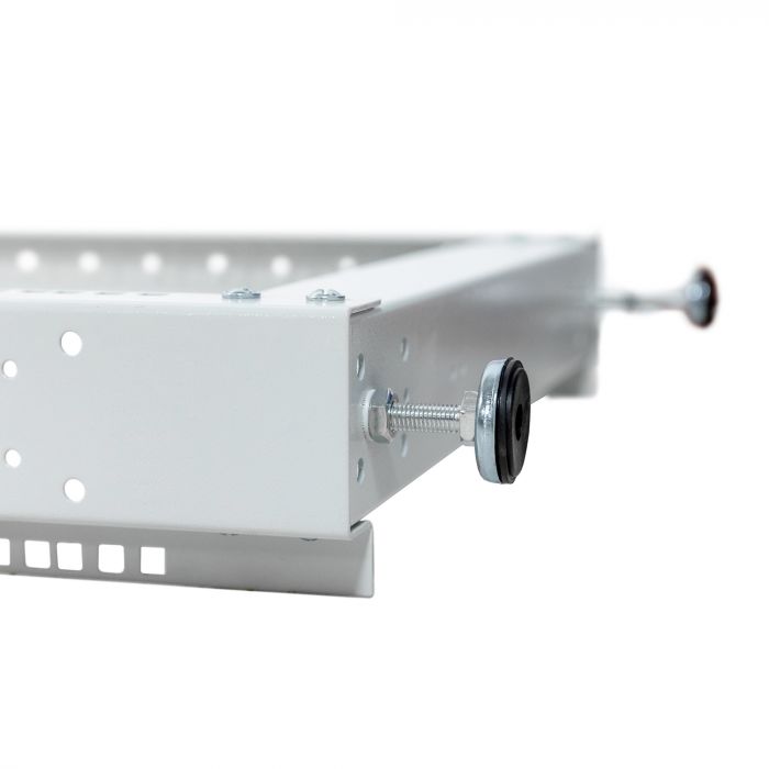 Стойка серверная NTSS OR двухрамная 42U 600-1000мм, комплект ножек, серый RAL 7035