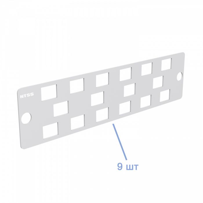 Кросс NTSS оптический 19'' укомплектованный 4U, 144 порта SC/APC, 9/125 мкм (планки, сплайс-кассета 5шт, пигтейлы, КДЗС, адаптеры) серый RAL 7035