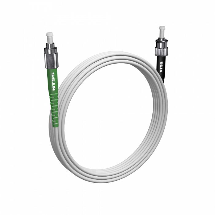 Шнур оптический NTSS PREMIUM spc FC/APC-ST/UPC 9/125 G.657A1 3.0мм 10м LSZH (патч-корд)