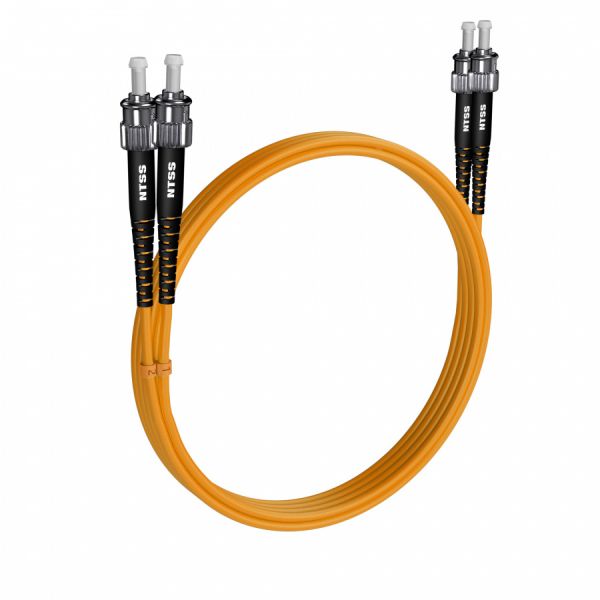 Шнур оптический NTSS dpc ST/UPC-ST/UPC 9/125 2.0мм 9м LSZH (патч-корд)