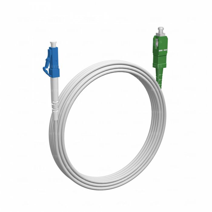 Шнур оптический NTSS dpc LC/UPC-SC/APC 9/125 G.657A2 3.0мм 10м LSZH (патч-корд)