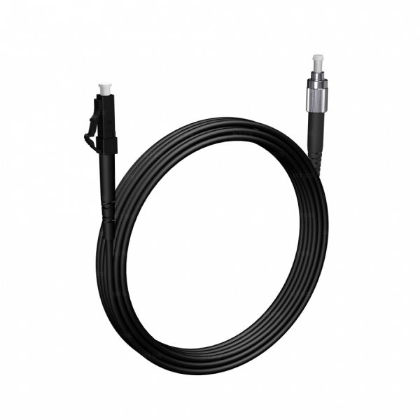 Шнур оптический NTSS spc LC/UPC-FC/UPC 9/125 3.0мм 10м черный LSZH (патч-корд)