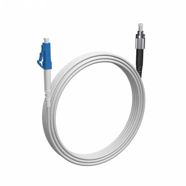 Шнур оптический NTSS spc LC/UPC-FC/UPC 9/125 G.657A1 3.0мм 15м LSZH (патч-корд)