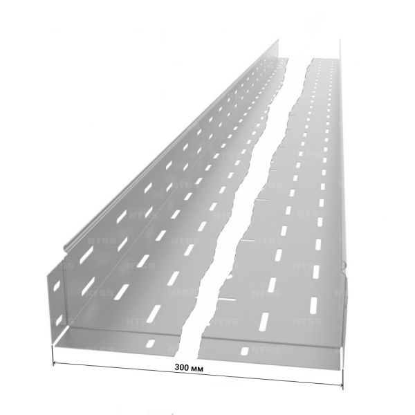 Перфорированный лоток NTSS 100х300х3000 (0,7)