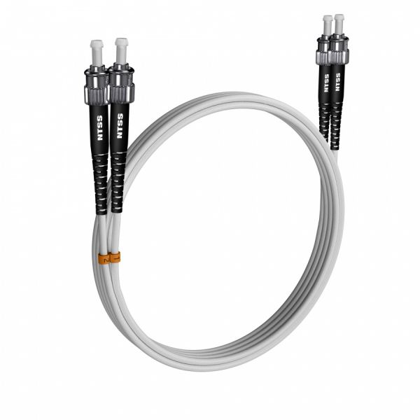 Шнур оптический NTSS PREMIUM dpc ST/UPC-ST/UPC 9/125 G.657A1 3.0мм 3м LSZH (патч-корд)