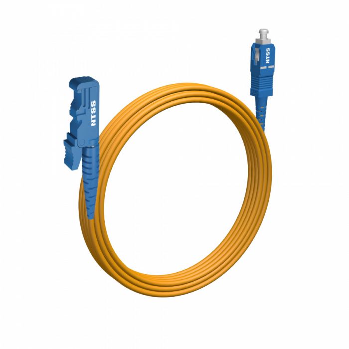 Шнур оптический NTSS spc E2000/UPC-SC/UPC 9/125 3.0мм 10м LSZH (патч-корд)