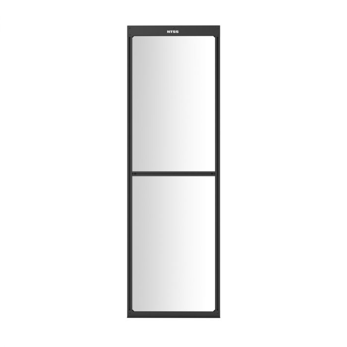 Панель-заглушка системы изоляции NTSS с окном, для установки между шкафов, ширина 750 мм, высота 2300 мм, RAL 9005 чёрный