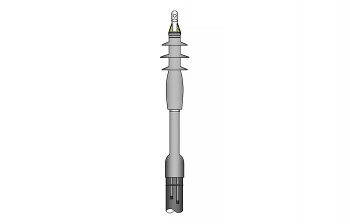 ИМАГ-Муфта-6/10-TI-1х185-300 - комплект концевой муфты холодной усадки внутренней установки для 1-жил. кабеля с изоляцией из СПЭ на 6/10 кВ, 1х185-300 мм2