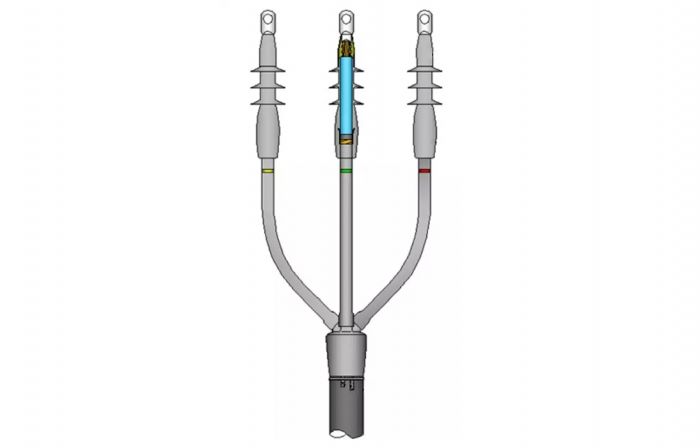 ИМАГ-Муфта-35-TO-3х120-240 - комплект концевой муфты холодной усадки внешней установки для 3-жил. кабеля с изоляцией из СПЭ на 35 кВ, 3х120-240 мм2