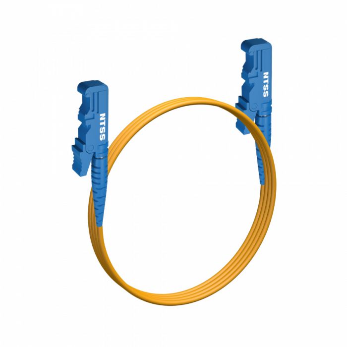 Шнур оптический NTSS spc E2000/UPC-E2000/UPC 9/125 3.0мм 1м LSZH (патч-корд)