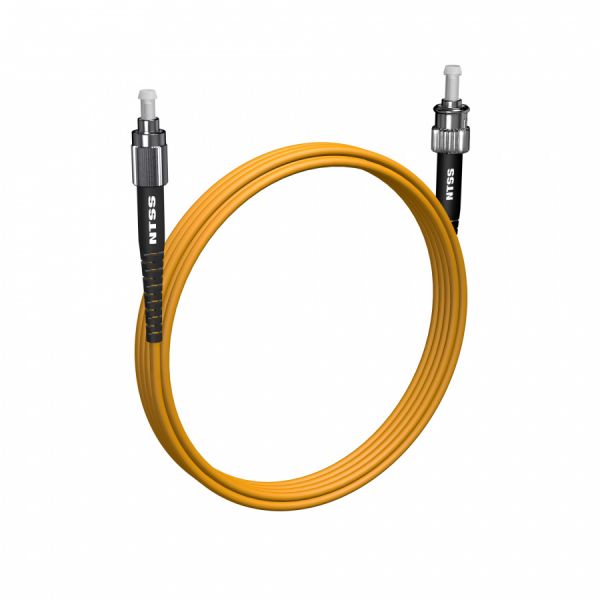 Шнур оптический NTSS spc FC/UPC-ST/UPC 9/125 3.0мм 4м LSZH (патч-корд)