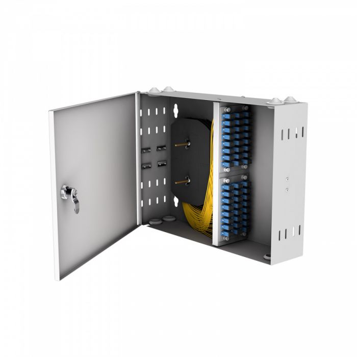 Кросс настенный NTSS PREMIUM, предсобранный, 32 порта SC/UPC, 9/125 мкм