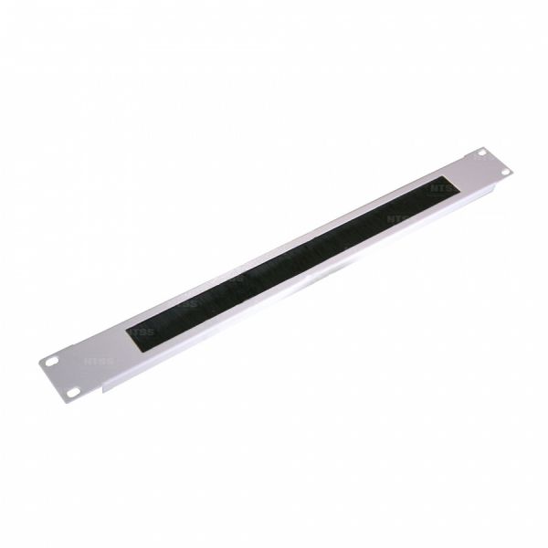 Организатор щеточный NTSS, крепление 19 1U, серый RAL 7035