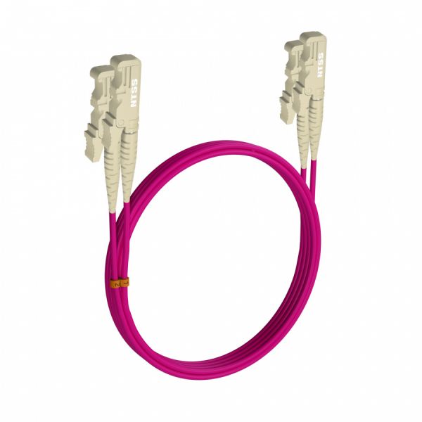 Шнур оптический NTSS dpc E2000/UPC-E2000/UPC 50/125 OM4 3.0мм 7м LSZH (патч-корд)