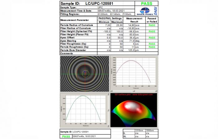 Шнур ШОС-SM/0.9   мм-LC/UPC-p/t   -1.0  м ССД HS