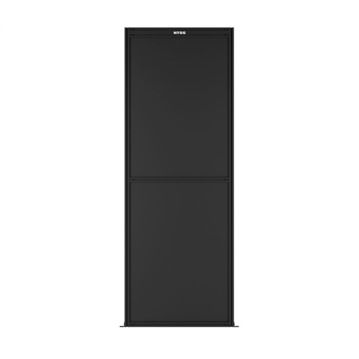 Заглушка торцевая системы изоляции NTSS,48U, глухая, для коридора шириной 800 мм, RAL 9005 чёрный