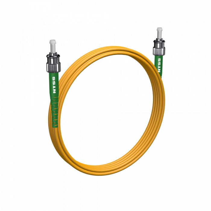 Шнур оптический NTSS spc ST/APC-ST/APC 9/125 3.0мм 3м LSZH (патч-корд)