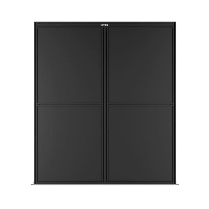 Заглушка торцевая системы изоляции NTSS,42U, глухая, для коридора шириной 1800 мм, RAL 9005 чёрный