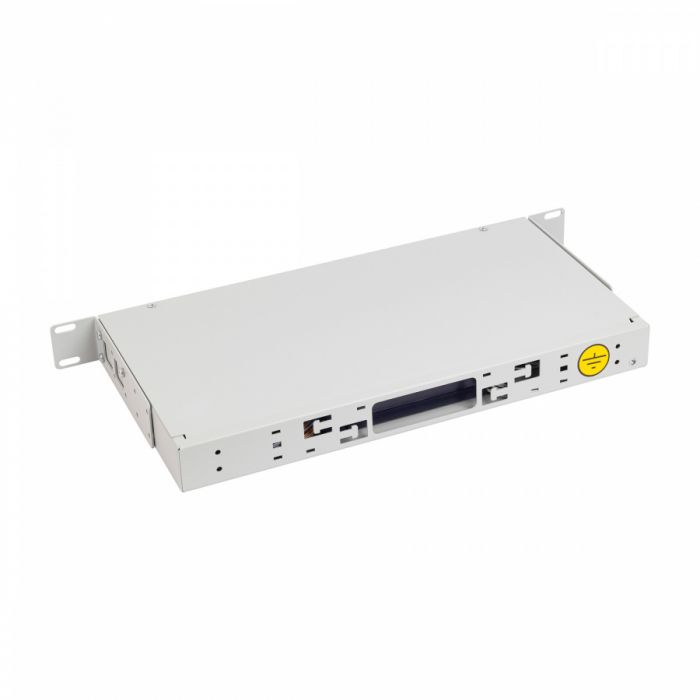 Разветвитель NTSS PREMIUM планарный 16*1х4 оконцованный LC/UPC 9/125, буфер 0.9мм 1260/1650 установлен в 19" 1U кросс