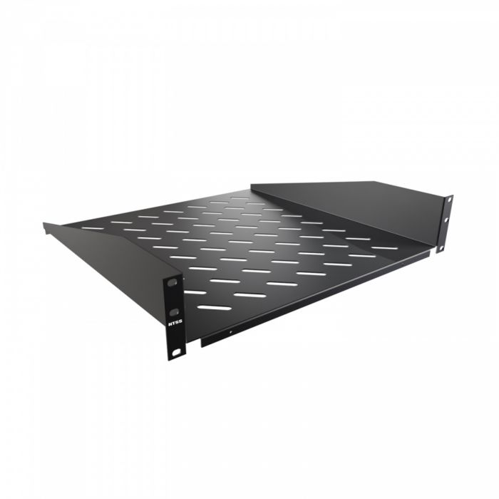 Полка переднего крепления NTSS, глубина 450мм, крепление 19 2U, черный RAL 9005