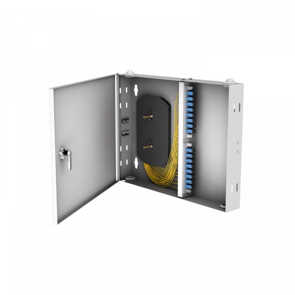 Кросс настенный NTSS PREMIUM, предсобранный, 12 портов SC/UPC, 9/125 мкм