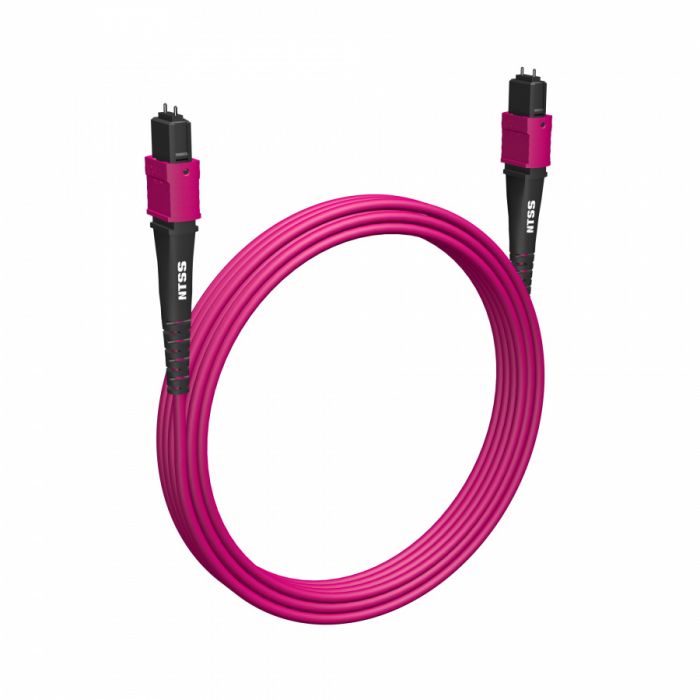 Волоконно-оптическая сборка trunk NTSS PREMIUM 8ов, MTP/UPC (female)-MTP/UPC (female), полярность B, 50/125 OM4, 5м, LSZH