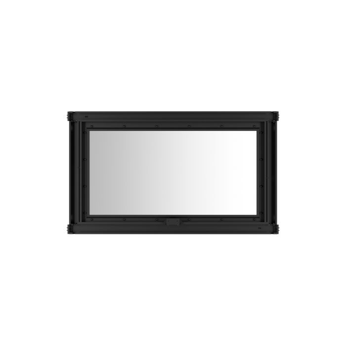 Секция крыши системы изоляции NTSS с аварийным открыванием, с окном, ширина коридора 1200 мм, длина 750 мм, RAL 9005 чёрный