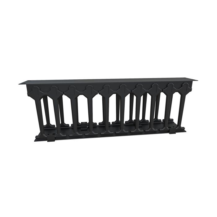 19'' Горизонтальный кабельный органайзер с пальцами и крышкой NTSS, 2U, глубиной 158 мм, черный RAL 9005