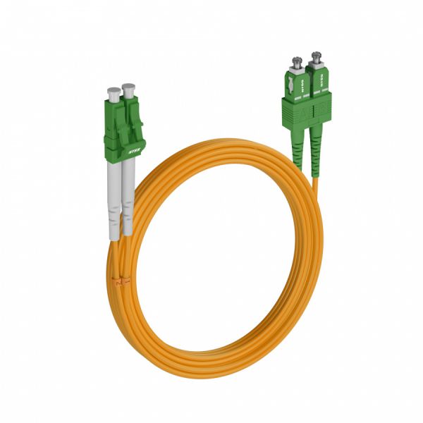 Шнур оптический NTSS PREMIUM dpc LC/APC-SC/APC 9/125 3.0мм 15м LSZH (патч-корд)