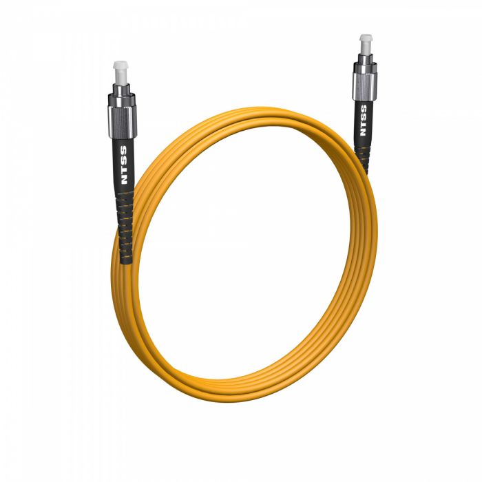 Армированный шнур оптический NTSS PREMIUM spc FC/UPC-FC/UPC 9/125 3.0мм 3м LSZH (патч-корд)