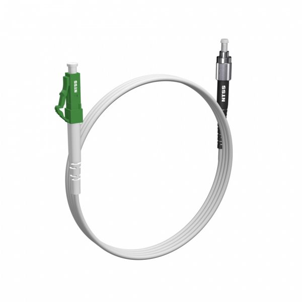 Шнур оптический NTSS spc LC/APC-FC/UPC G.657A2 9/125 3.0мм 2м LSZH (патч-корд)