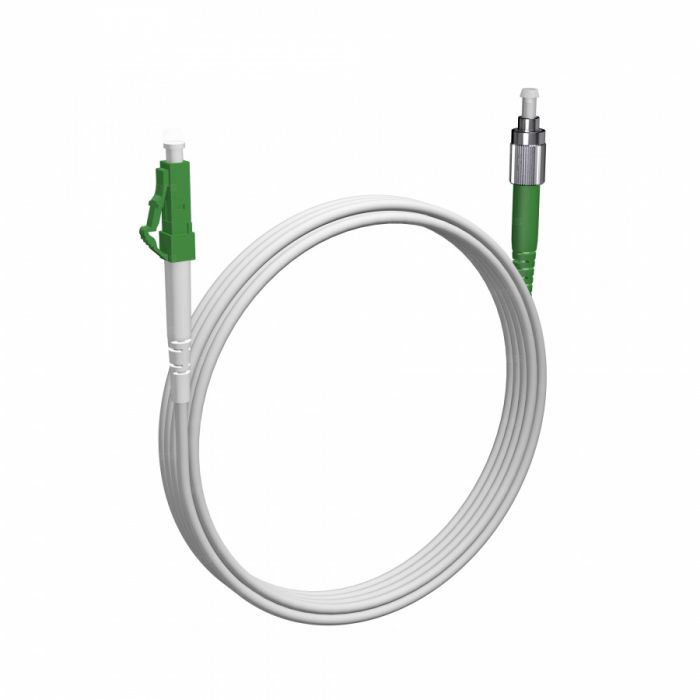 Шнур оптический NTSS spc LC/APC-FC/APC 9/125 G.657A1 2.0мм 4м LSZH (патч-корд)