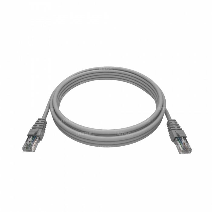 Патч-корд NTSS PREMIUM 2xRJ45/8P8C, T568B UTP CAT6а LSZH 0,5 метра, серый