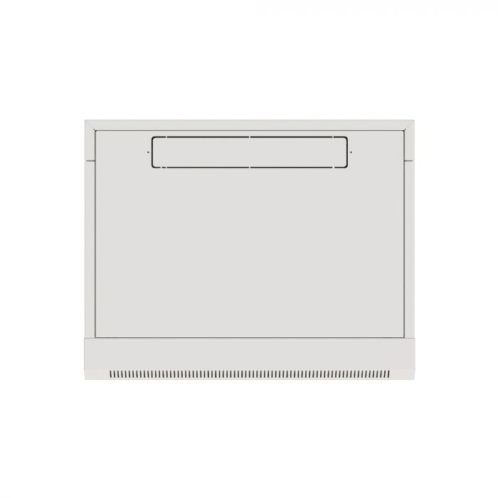 Шкаф настенный телекоммуникационный NTSS W 15U 600х450х770мм, 2 профиля 19, дверь стеклянная, боковые стенки съемные, задняя стенка, разобранный, серый RAL 7035