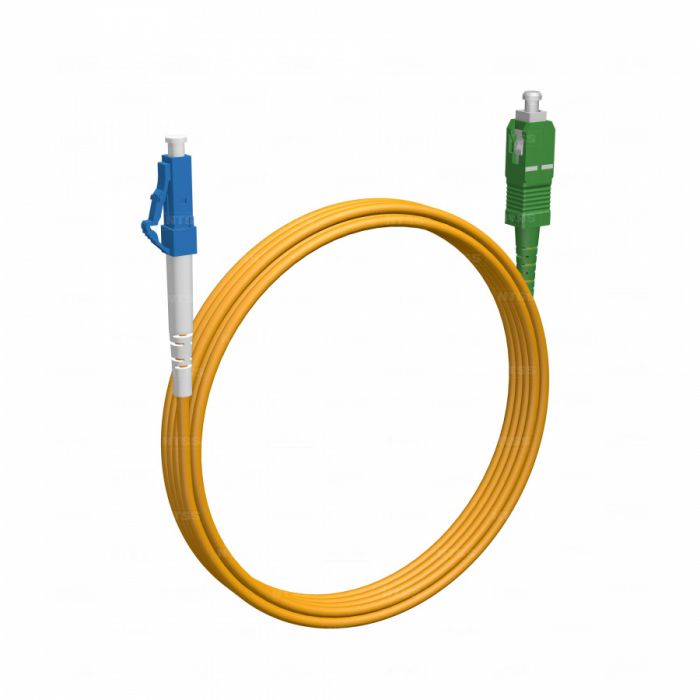 Шнур оптический NTSS spc LC/UPC-SC/APC 9/125 2.0мм 3м LSZH (патч-корд)