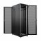 Шкаф напольный универсальный серверный NTSS R 32U 600х1000мм, 4 профиля 19, двери перфорированная и перфорированная, боковые стенки съемные, регулируемые опоры, разобранный, черный RAL 9005
