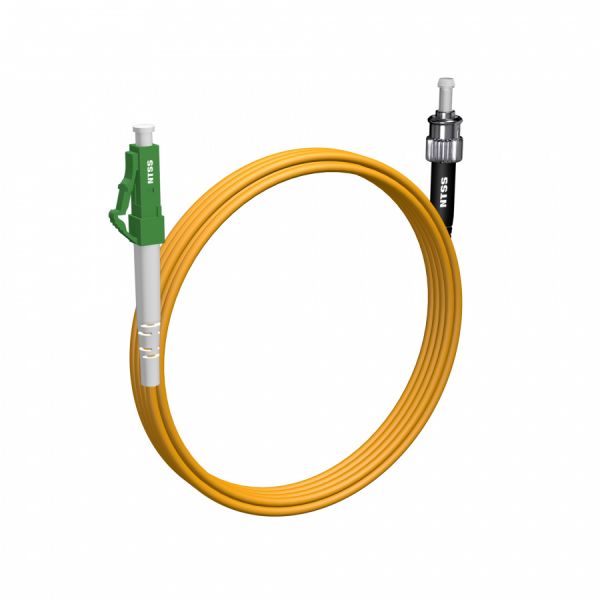 Шнур оптический NTSS spc LC/APC-ST/UPC 9/125 3.0мм 3м LSZH (патч-корд)