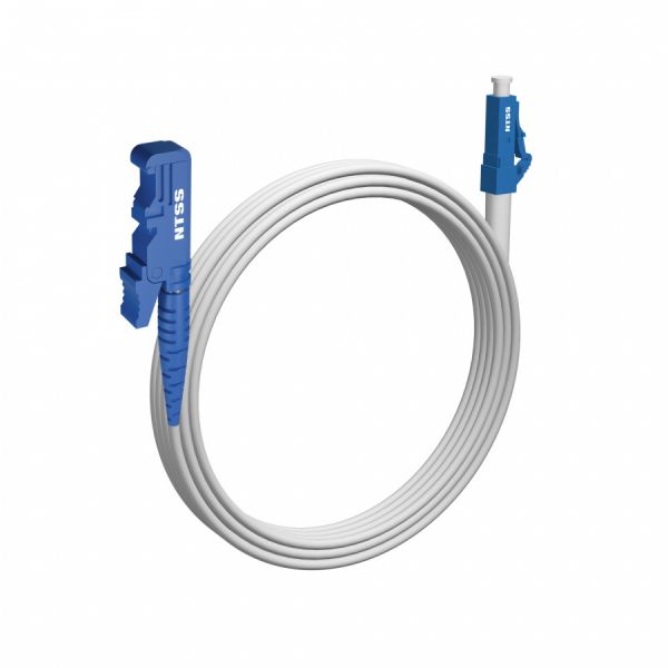 Шнур оптический NTSS spc E2000/UPC-LC/UPC 9/125 G.657A1 3.0мм 10м LSZH (патч-корд)