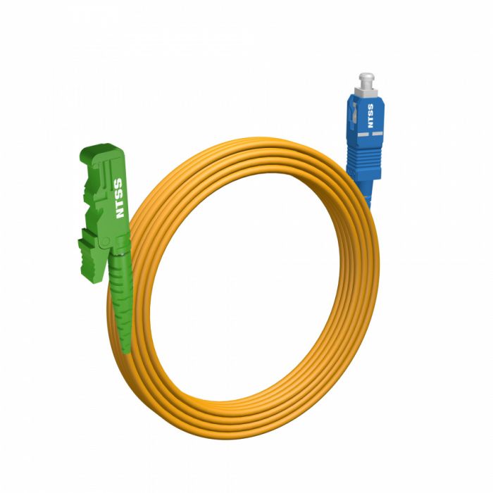 Шнур оптический NTSS spc E2000/APC-SC/APC 9/125 3.0мм 30м LSZH (патч-корд)