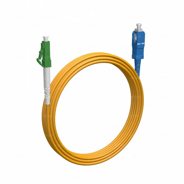 Шнур оптический NTSS spc LC/APC-SC/UPC 9/125 2.0мм 5м LSZH (патч-корд)