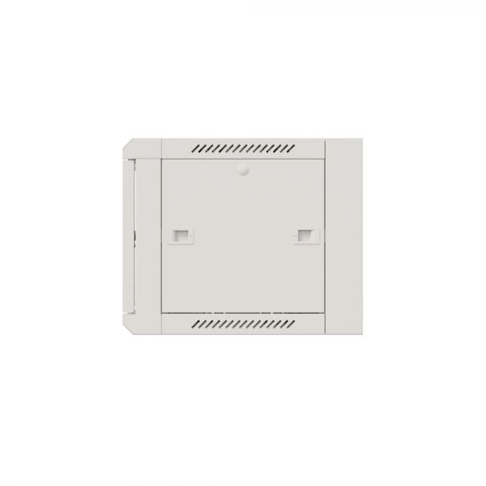 Шкаф настенный телекоммуникационный NTSS W 9U 600х600х500мм, 2 профиля 19, дверь стеклянная, боковые стенки съемные, задняя стенка, разобранный, серый RAL 7035